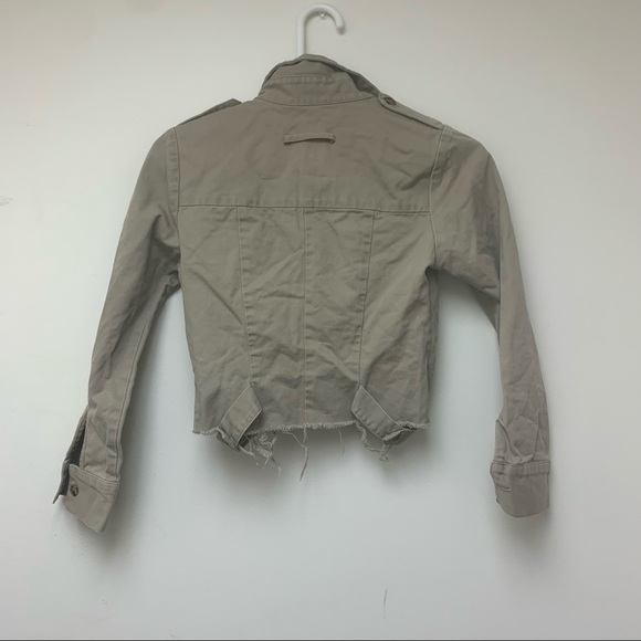 Mason Khaki Cropped Jacket - Picture 7 of 9
